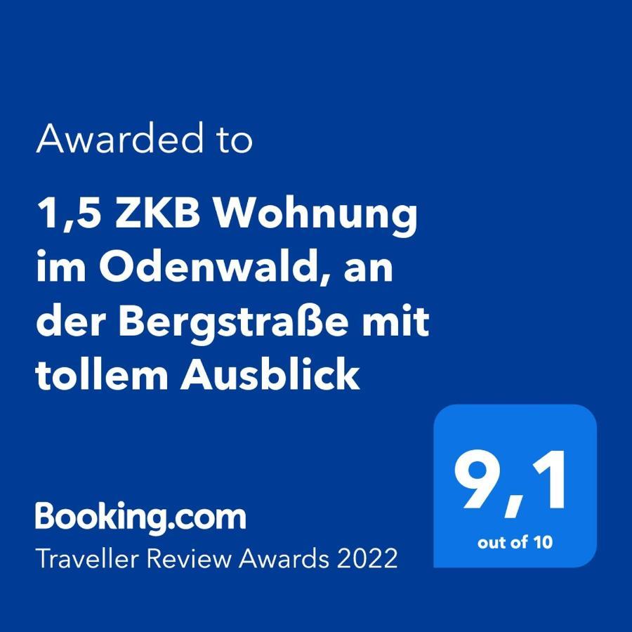 1,5 Zkb Wohnung Im Odenwald, An Der Bergstrasse Mit Tollem Ausblick Rimbach  Exterior foto